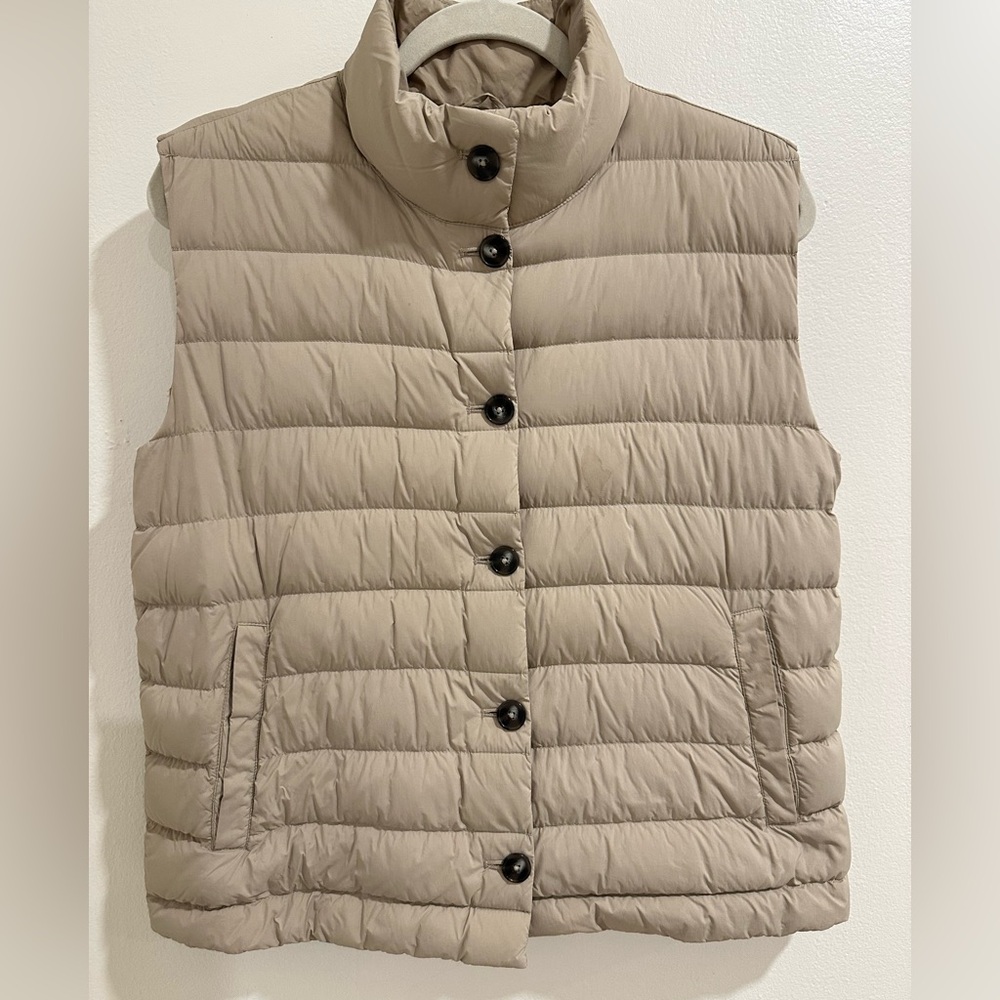 12 Storeez Down Puffer Vest Women Size S
